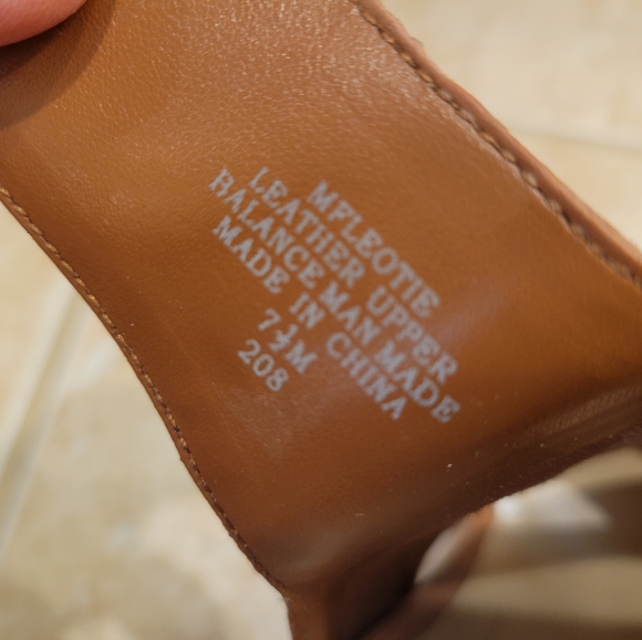 Marc Fisher Leather Platform Sandals - Picture 5 of 6